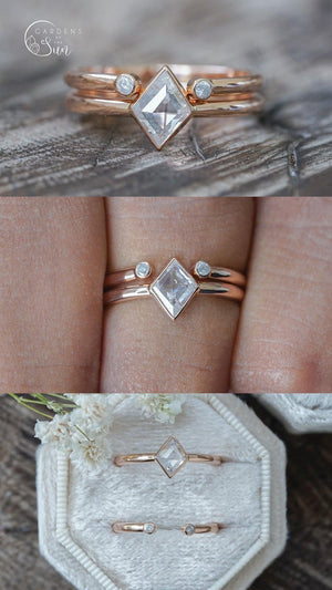 Custom Kite Diamond Ring - Gardens of the Sun | Ethical Jewelry