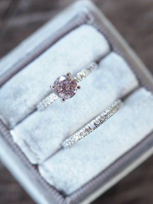 Custom Lavender Sapphire Ring in Gold - Gardens of the Sun | Ethical Jewelry