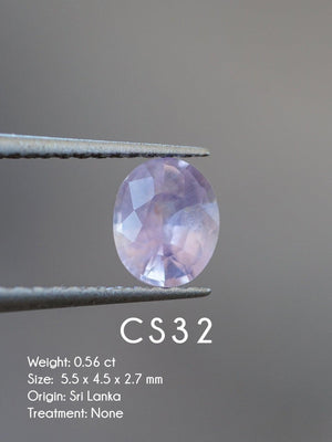 Custom Lavender Sapphire Ring in Gold - Gardens of the Sun | Ethical Jewelry