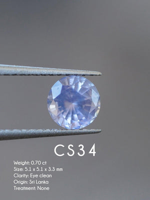 Custom Lavender Sapphire Ring in Gold - Gardens of the Sun | Ethical Jewelry