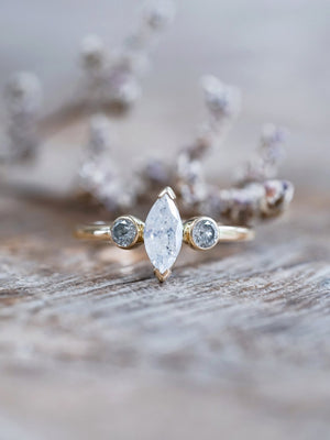 Custom Marquise Diamond Ring - Gardens of the Sun | Ethical Jewelry