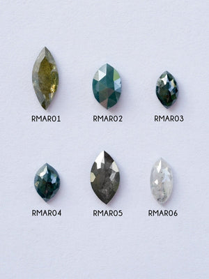 Custom Marquise Rose Cut Diamond Ring - Gardens of the Sun | Ethical Jewelry