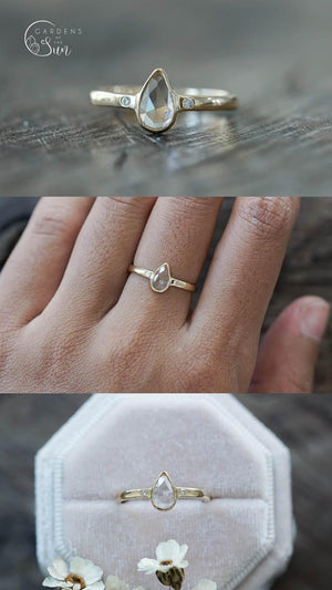Custom Morganite Ring - Gardens of the Sun | Ethical Jewelry