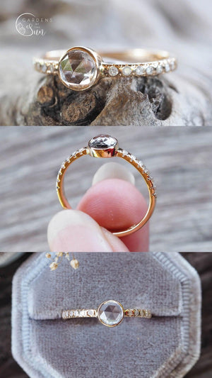 Custom Morganite Ring - Gardens of the Sun | Ethical Jewelry