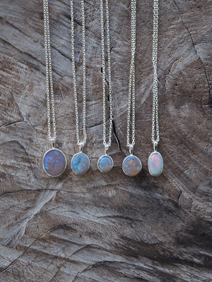 Custom Opal Ring or Necklace in Silver - Gardens of the Sun | Ethical Jewelry