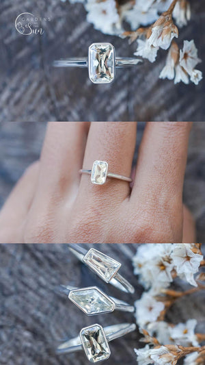 Custom Oregon Sunstone Ring in Gold - Gardens of the Sun | Ethical Jewelry
