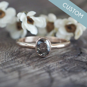 Custom Oval Diamond Ring - Gardens of the Sun | Ethical Jewelry