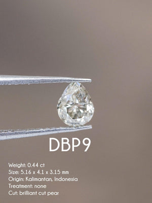 Custom Pear Diamond Ring in Gold - Gardens of the Sun | Ethical Jewelry