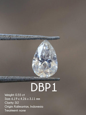 Custom Pear Diamond Ring in Gold - Gardens of the Sun | Ethical Jewelry