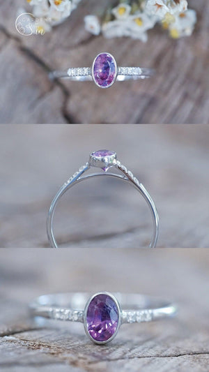 Custom Pink Sapphire Ring - Gardens of the Sun | Ethical Jewelry