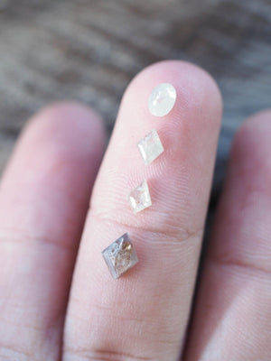 Custom Small Diamond Ring in Silver - Gardens of the Sun | Ethical Jewelry