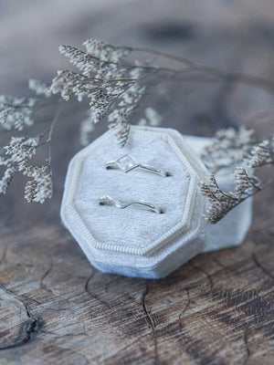 Custom Small Diamond Ring in Silver - Gardens of the Sun | Ethical Jewelry