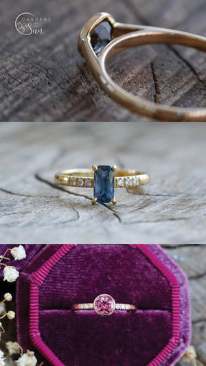 Custom Spinel Ring in Gold - Gardens of the Sun | Ethical Jewelry