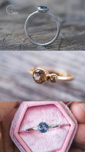Custom Spinel Ring in Gold - Gardens of the Sun | Ethical Jewelry