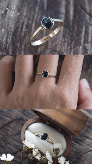Custom Spinel Ring in Gold - Gardens of the Sun | Ethical Jewelry
