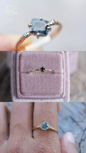 Custom Spinel Ring in Gold - Gardens of the Sun | Ethical Jewelry