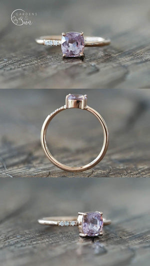 Custom Spinel Ring in Gold - Gardens of the Sun | Ethical Jewelry