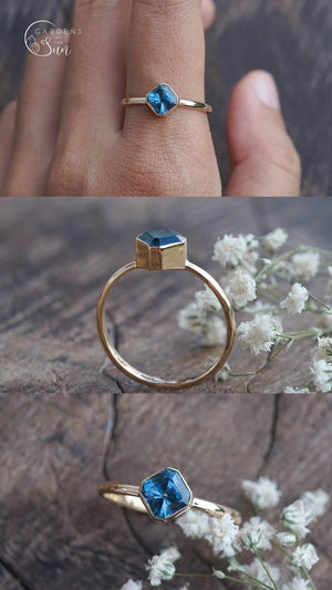 Custom Topaz Ring - Gardens of the Sun | Ethical Jewelry
