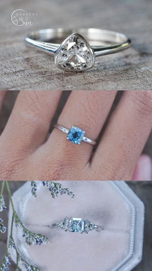 Custom Topaz Ring - Gardens of the Sun | Ethical Jewelry