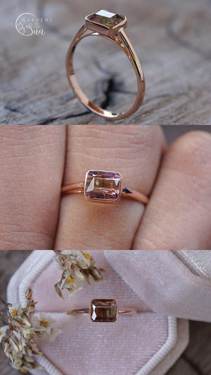 Custom Tourmaline Ring in Gold - Gardens of the Sun | Ethical Jewelry