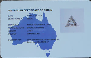 Custom Triangle Diamond Ring - Gardens of the Sun | Ethical Jewelry