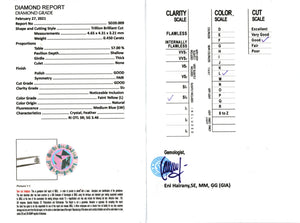 Custom Triangle Diamond Ring - Gardens of the Sun | Ethical Jewelry