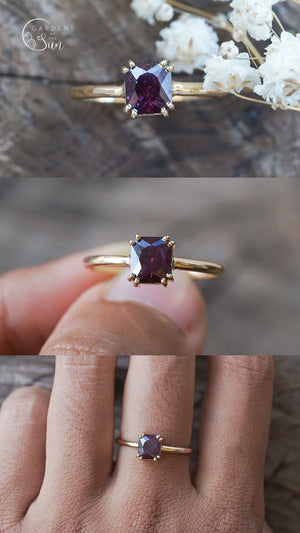 Custom Ruby Ring in Ethical Gold - Gardens of the Sun | Ethical Jewelry