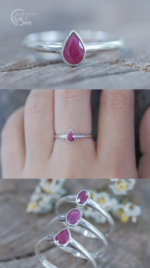 Custom Ruby Ring in Ethical Gold - Gardens of the Sun | Ethical Jewelry