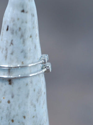 Dainty Aquamarine Ring - Gardens of the Sun | Ethical Jewelry