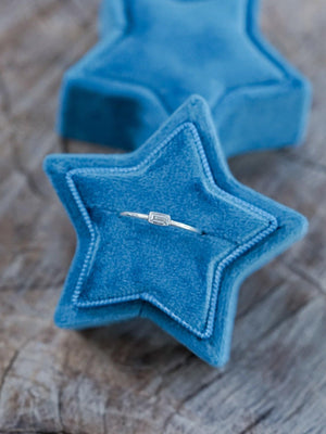 Dainty Aquamarine Ring - Gardens of the Sun | Ethical Jewelry