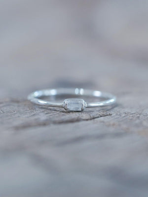 Dainty Zircon Ring - Gardens of the Sun | Ethical Jewelry