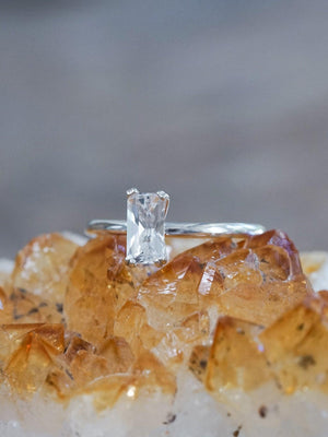 Danburite Stand-in Ring - Gardens of the Sun | Ethical Jewelry