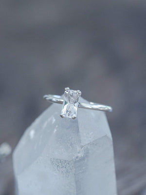 Danburite Stand-in Ring - Gardens of the Sun | Ethical Jewelry