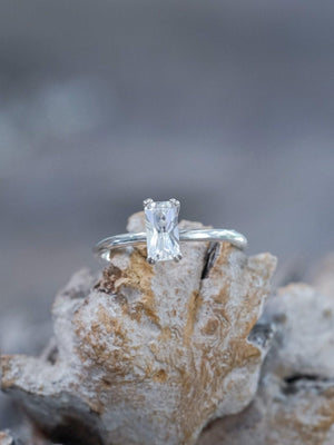 Danburite Stand-in Ring - Gardens of the Sun | Ethical Jewelry