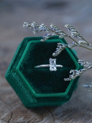 Danburite Stand-in Ring - Gardens of the Sun | Ethical Jewelry