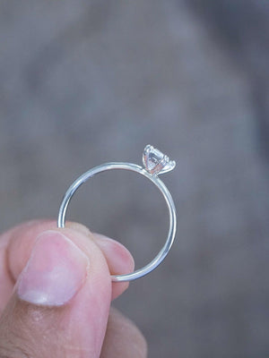 Danburite Stand-in Ring - Gardens of the Sun | Ethical Jewelry