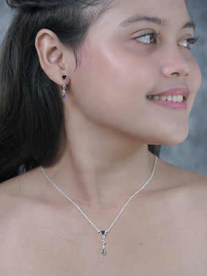 Dark Matter Spinel, Amethyst and Opal Earrings - Gardens of the Sun | Ethical Jewelry