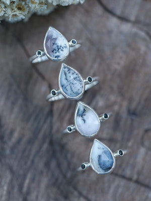 Dendritic Agate Ring - Gardens of the Sun | Ethical Jewelry