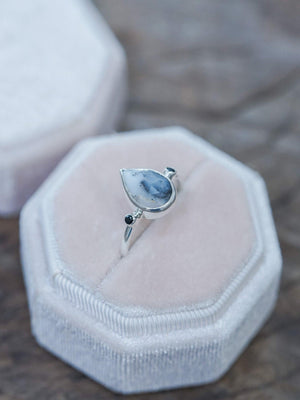 Dendritic Agate Ring - Gardens of the Sun | Ethical Jewelry