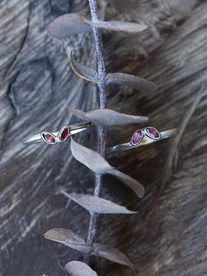 Double Marquise Garnet Nesting Ring - Gardens of the Sun | Ethical Jewelry