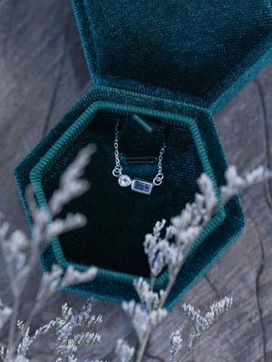 Double Rainbow Moonstone Necklace - Gardens of the Sun | Ethical Jewelry