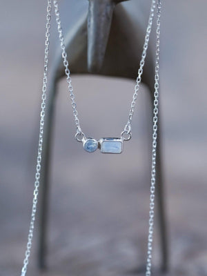 Double Rainbow Moonstone Necklace - Gardens of the Sun | Ethical Jewelry