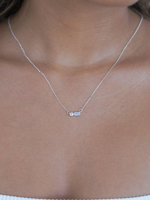 Double Rainbow Moonstone Necklace - Gardens of the Sun | Ethical Jewelry