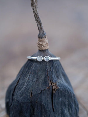 Double Rose Cut Diamond Ring - Gardens of the Sun | Ethical Jewelry