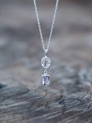 Double Sapphire Necklace - Gardens of the Sun | Ethical Jewelry