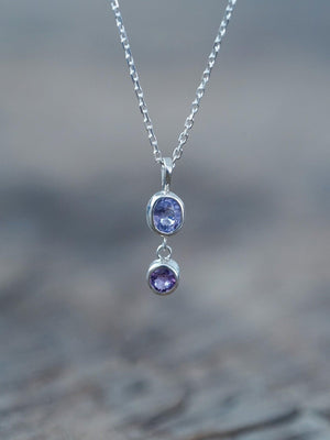 Double Sapphire Necklace - Gardens of the Sun | Ethical Jewelry