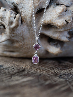 Double Sapphire Necklace - Gardens of the Sun | Ethical Jewelry