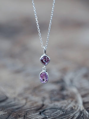 Double Sapphire Necklace - Gardens of the Sun | Ethical Jewelry