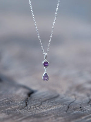 Double Sapphire Necklace - Gardens of the Sun | Ethical Jewelry