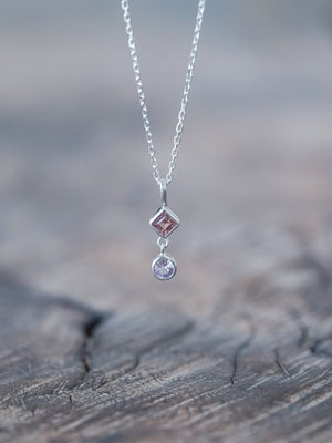 Double Sapphire Necklace - Gardens of the Sun | Ethical Jewelry